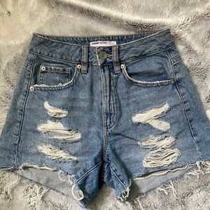 DENIM MOM SHORTS 100% COTTON